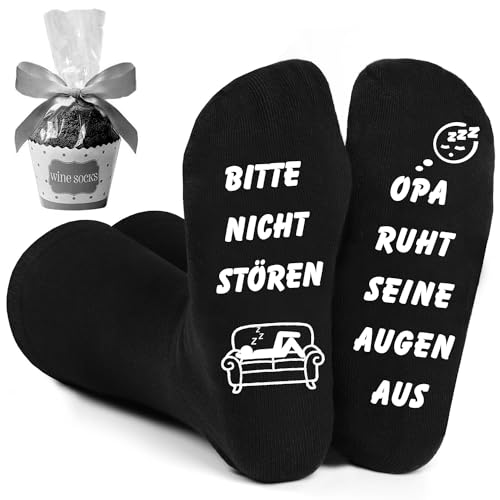 Geburtstag Socken Herren, Geschenke für Männer, Sinnvolle Geschenke für Opa, Opa Socken Opa Geschenke Geburtstag Geschenke für Opa, Geschenk Socken mit Spruch, Weihnachten Geschenke für Opa (OPA) von YANSYUN