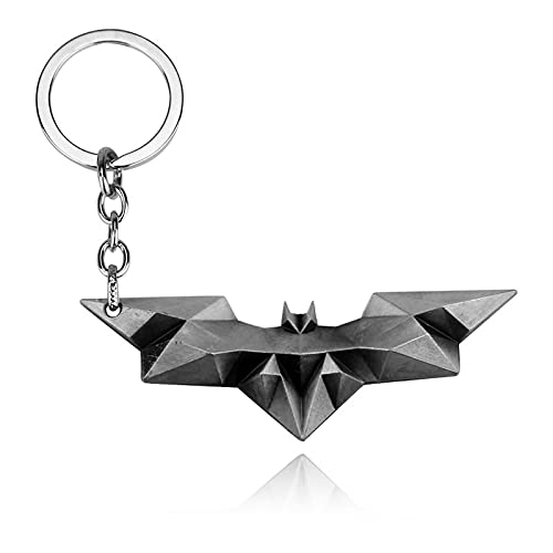 Batman Superman Schlüsselbund mit Anhänger Männer Frauen Schlüsselbund Tasche Zubehör Schmuck Persönlichkeit Schlüsselbund k120 altes Silber von YANYING