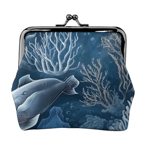 Einzigartige und stilvolle biologische Pazifik Muster Geldbörse mit wasserdichtem Kussverschluss für Münzen Einzigartige und stilvolle biologische Pazifik Muster Geldbörse mit wasserdichtem Kussverschluss für Münzen von YANYU