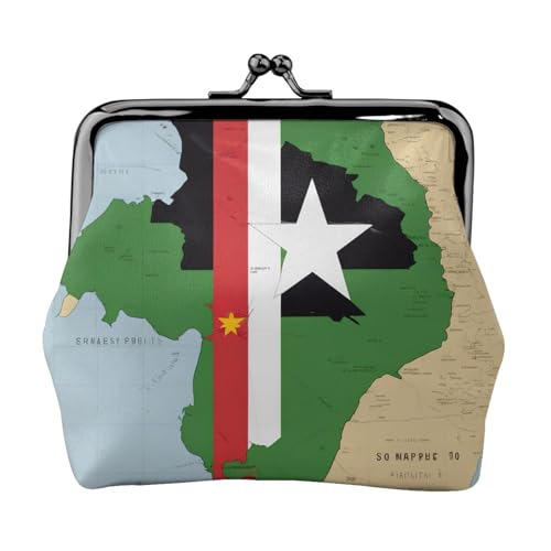 Sao Tome und Principe-Flagge, Map03 Druck, stilvolle einzigartige Münzbörse, niedliche Mini-Geldbörse mit Kussschloss, wasserdicht für Münzen Sao Tome und Principe-Flagge, Map03 Druck, stilvolle einzigartige Münzbörse, niedliche Mini-Geldbörse mit Kussschloss, wasserdicht für Münzen von YANYU