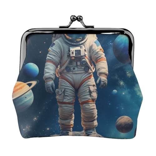 Stilvolle einzigartige Münzgeldbörse mit Weltraum-Druck, niedliche Mini-Geldbörse mit Kussschloss, wasserdicht für Münzen Stilvolle einzigartige Münzgeldbörse mit Weltraum-Druck, niedliche Mini-Geldbörse mit Kussschloss, wasserdicht für Münzen von YANYU