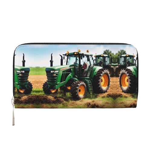 YANYU Company Geldbörse mit Traktor-Druck, Leder, für Damen, Freizeit und Reisen, für alle Anlässe, Schwarz, Einheitsgröße, Kunst YANYU Company Geldbörse mit Traktor-Druck, Leder, für Damen, Freizeit und Reisen, für alle Anlässe, Schwarz, Einheitsgröße, Kunst von YANYU