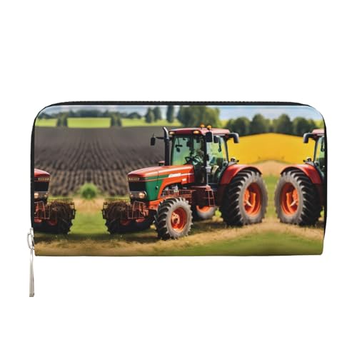 YANYU Company Geldbörse mit Traktoren-Druck, Leder, für Damen, Freizeit und Reisen, für alle Anlässe, Schwarz, Einheitsgröße, Kunst YANYU Company Geldbörse mit Traktoren-Druck, Leder, für Damen, Freizeit und Reisen, für alle Anlässe, Schwarz, Einheitsgröße, Kunst von YANYU