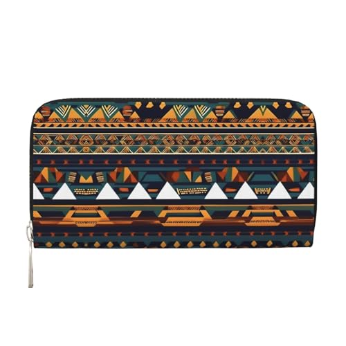 YANYU Geldbörse mit afrikanischem Ethno-Muster, Leder, Handbrieftasche, Clutch, für Damen, Freizeit und Reisen, für alle Anlässe, Schwarz, Einheitsgröße, Kunst YANYU Geldbörse mit afrikanischem Ethno-Muster, Leder, Handbrieftasche, Clutch, für Damen, Freizeit und Reisen, für alle Anlässe, Schwarz, Einheitsgröße, Kunst von YANYU