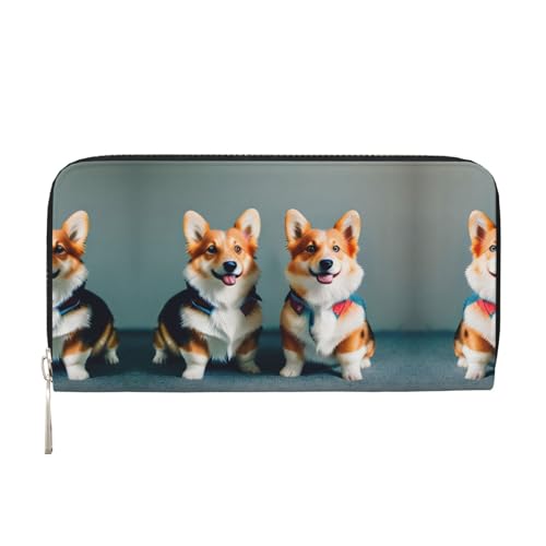 YANYU Trage Kleidung Cute Corgi Dogs Print Leder Hand Geldbörse Clutch für Frauen Freizeit und Reisen Gebrauch alle Gelegenheiten Geldbörse, Schwarz, Einheitsgröße, Kunst YANYU Trage Kleidung Cute Corgi Dogs Print Leder Hand Geldbörse Clutch für Frauen Freizeit und Reisen Gebrauch alle Gelegenheiten Geldbörse, Schwarz, Einheitsgröße, Kunst von YANYU