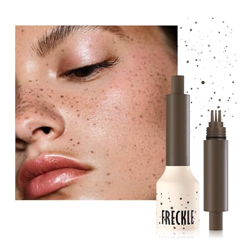 Fünf-Punkt-Sommersprossen-Stempel & flüssiger Mikro-Puder-Sommersprossen-Stift (01 Ash Chestnut) von YANZEFEI