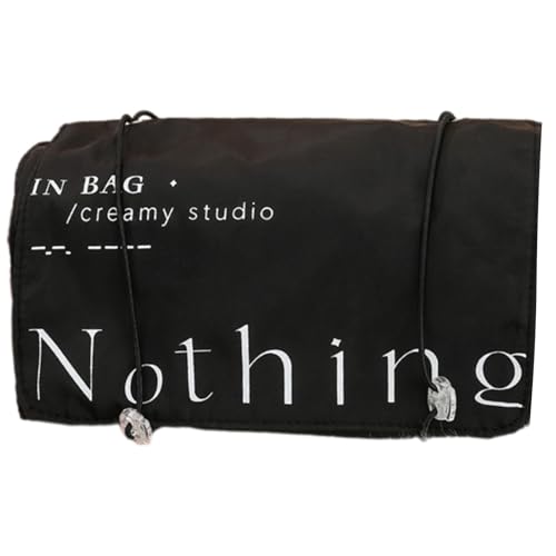 Aufrollbare Make-up-Tasche, Reise-Kosmetiktasche, großes Fassungsvermögen, Kulturbeutel, Organizer, abnehmbarer Waschpinselhalter, großes Fassungsvermögen, Kosmetik-Kulturbeutel, Reisewäsche, Schwarz Aufrollbare Make-up-Tasche, Reise-Kosmetiktasche, großes Fassungsvermögen, Kulturbeutel, Organizer, abnehmbarer Waschpinselhalter, großes Fassungsvermögen, Kosmetik-Kulturbeutel, Reisewäsche, Schwarz von YAOGUI