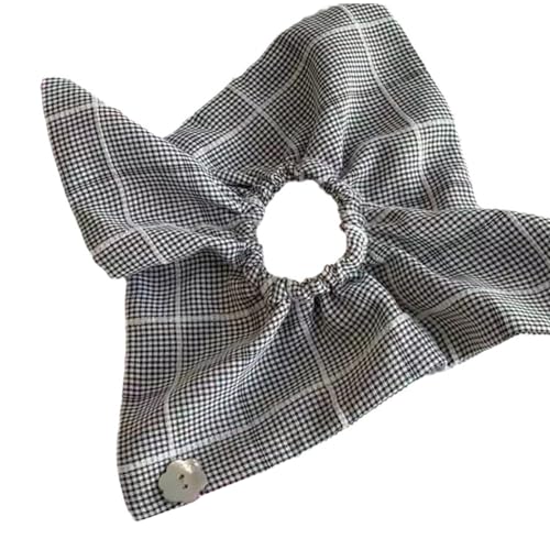 Designers Bandana Haargummi Elastische Haargummis Elastisches Haarseil Big Scrunchy Kariertes Haarband Weibliche Accessoires Mädchen Haarschmuck von YAOGUI