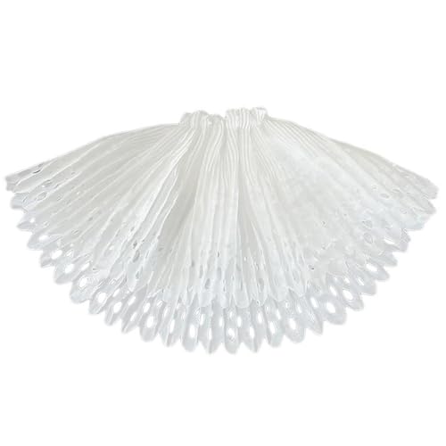 Einfaches, elastisches Haargummi mit einzigartigem doppellagigem plissiertem hohlen Haarband, großes Haar-Accessoire für Frauen von YAOGUI