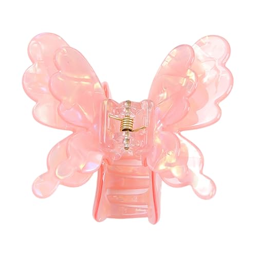 Einzigartige Schmetterlingsform Großes Haarkrallen Clip Haarkiefer Clip Schmetterling Fang Barrettes Schmücken Ornamente Acetatklaue von YAOGUI