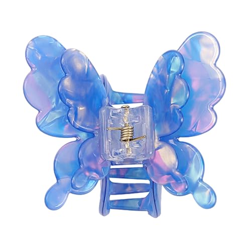 Einzigartige Schmetterlingsform Großes Haarkrallen Clip Haarkiefer Clip Schmetterling Fang Barrettes Schmücken Ornamente Acetatklaue von YAOGUI