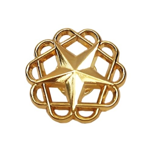 Elegant Hollow Star Revers Pin Badge Modezubehör Tragbar Für Herrenanzughemd Mit Sicheren Backing Outfits Pentagramms Revers Pin Elegant Hollow Star Revers Pin Badge Modezubehör Tragbar Für Herrenanzughemd Mit Sicheren Backing Outfits Pentagramms Revers Pin von YAOGUI