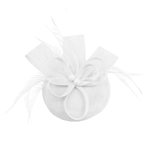 Elegantes Stirnband Damen Fascinators Kopfbedeckung Handgemachtes Haarschmuck für Hochzeitsfeiern und Themenfeiern von YAOGUI