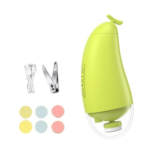 Elektrische Nägelschneider Mit 2 Geschwindigkeiten Und 6 Schleifköpfen Wiederaufladbare Babynägel Trimmer Nails Akte Automatischer Nägelschneider von YAOGUI