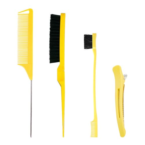 Haarbürsten-Set, Haarbürste, Haarkantenbürste, Schwanzkamm mit Entenschnabel-Haarspangen für Haarstyling, Haarbürsten-Set, Haarbürsten-Set, Damen-Bürsten-Set für Mädchen, Haarbürsten-Set für Teenager, von YAOGUI