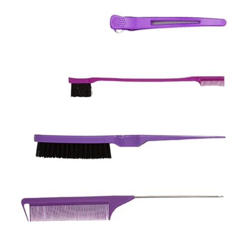 Haarbürsten-Set, Haarbürste, Haarkantenbürste, Schwanzkamm mit Entenschnabel-Haarspangen für Haarstyling, Haarbürsten-Set, Haarbürsten-Set, Damen-Bürsten-Set für Mädchen, Haarbürsten-Set für Teenager, von YAOGUI