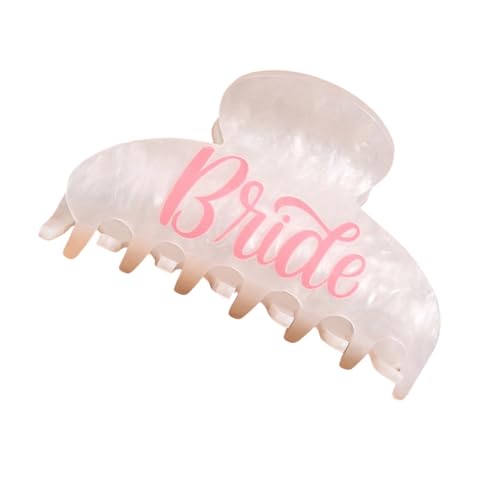 Haarklammer mit Aufschrift "Spring Bride", starker Halt, mit Schriftzug, für formelle Veranstaltungen, Hochzeitszeremonien, Braut-Haarhalter, Hochzeitshaarklaue von YAOGUI