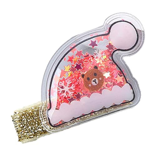 Haarspangen für Kinder, lustig, transparent, glitzernd, rutschfest, BBClip, Party-Dekoration, Weihnachts-Haarspange für Kinder und Erwachsene von YAOGUI