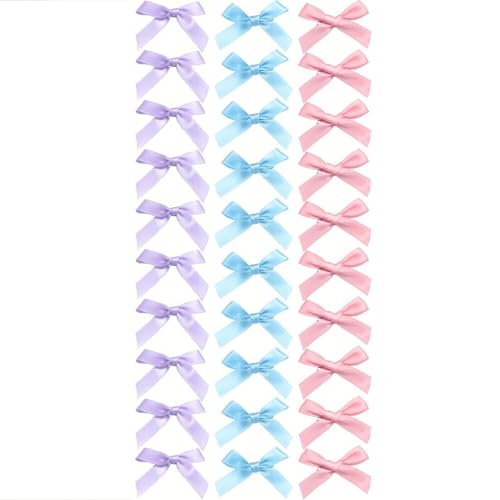 Haarspangen mit Schleife für Mädchen, Damen, Kinder, Stoff, dekorative Haarnadeln, Farbkombination, Haarschleifen für Damen, 30 Stück von YAOGUI