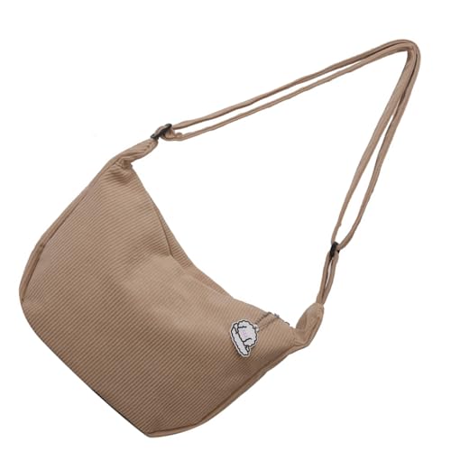 Lässige Damen-Umhängetasche, japanische Umhängetasche, einfache Knödel, koreanischer Stil, Kuriertasche für tägliche Reisen, Damen, Knödel, trendig, koreanischer Stil, Crossbody, Einkaufen, khaki, One Lässige Damen-Umhängetasche, japanische Umhängetasche, einfache Knödel, koreanischer Stil, Kuriertasche für tägliche Reisen, Damen, Knödel, trendig, koreanischer Stil, Crossbody, Einkaufen, khaki, One von YAOGUI
