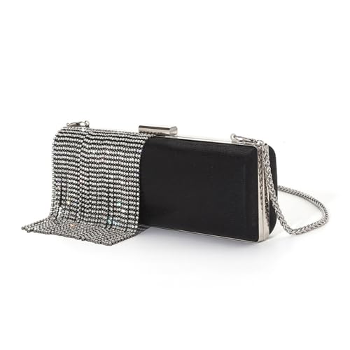 Luxusabendtasche Mit Strasssteinen Zarte Kettenquasten Handtasche Schultertasche Für Hochzeitsfeier Und Feierlichkeiten Frauen Modeaccessoire von YAOGUI