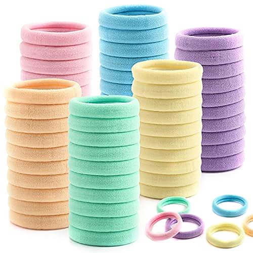 Mädchen Haar Elastisches Nylon 100 Stück Party Hintergrund Dekoration Haushalt Zubehör für Teenager Mädchen Frisur Fixierung Haarband zum Einkaufen von YAOGUI