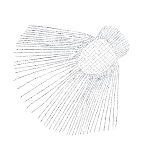 Modische Perlenquasten Stirnband Kette für Frauen wie Strass Hochzeit Party Zubehör Haarschmuck Verwendung Kristalle Haarband von YAOGUI