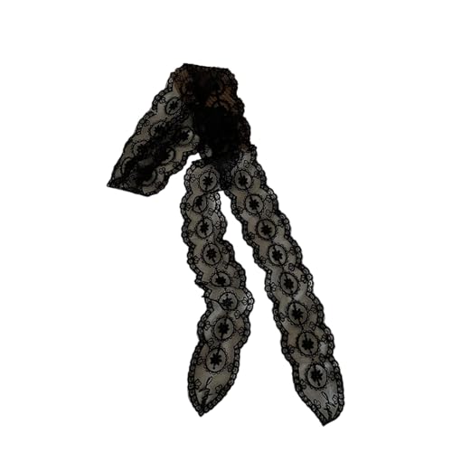Modisches langes Haarband mit Stickerei, dekoratives Halstuch für Büro, Party oder Veranstaltungen im Freien, dekoratives Haarband von YAOGUI
