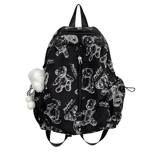Nylon Rucksack Für Frauen Girls Schülerschule Rucksack Reise Teenager Volldruck All Matching Daypacks Nylon Für Frauen Mädchen Volldruck Schülernschule von YAOGUI