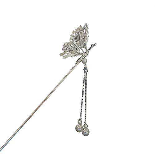 Nymphe Kopfbedeckung Perlen Haarspange Fee Schmetterling Nymphe Kopfbedeckung Vintage Fotografie Party Braut Hochzeit Kopfschmuck Seite Haarspange für Mädchen von YAOGUI