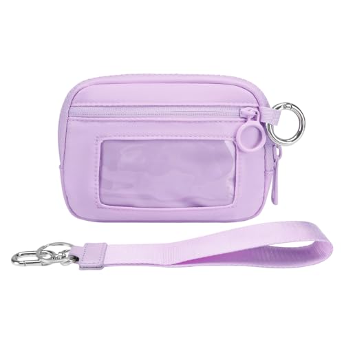 Outdoor-Aktivitäten-Hüfttasche, rutschfestes Design, Handgelenktasche, geräumige Taschen mit Trageschlaufe, für Männer und Frauen, Läufer, Polyester, Handgelenktasche zum Laufen, hellviolett von YAOGUI