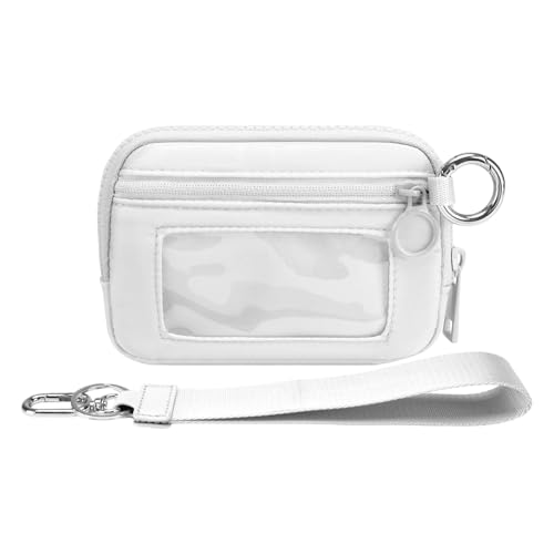 Outdoor-Aktivitäten-Hüfttasche, rutschfestes Design, Handgelenktasche, geräumige Taschen mit Trageschlaufe, für Männer und Frauen, Läufer, Polyester, Handgelenktasche zum Laufen, weiß, Einheitsgröße von YAOGUI