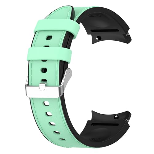 Silikonarmband, wasserdicht, langlebig, kompatibel mit Watch 6/5/4, Smartwatch, modischer Gürtel, kratzfestes Armband, Uhrenarmbänder für Damen und Herren, Silikon, niedlich, Halloween-Mode, Grün von YAOGUI