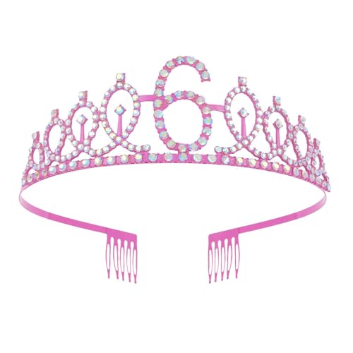 Strass Stirnbänder Elegant Kleine Mädchen Haarreifen Geburtstag Frauen Kopfschmuck Feier Haarschmuck Elegante Prinzessinnen Kopfschmuck von YAOGUI