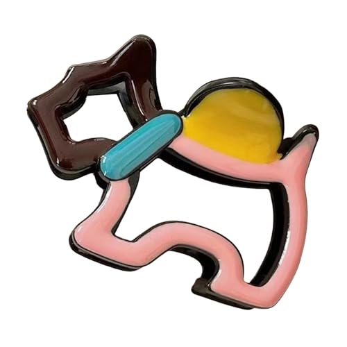 Trendige Welpen-Haarspange, rutschfest, Acryl, für den täglichen Gebrauch, Haarschmuck für modische Frisuren, modische Haarspange für Damen von YAOGUI