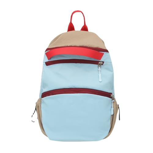 Trendy Color Contrasting Teen Girls Rucksack Mehrzweck Schulbeutel Mit Anhänger Mehrerer Taschenpacks Jugend Mode Rucksack Mit Anhänger Trendy Color Contrasting Teen Girls Rucksack Mehrzweck Schulbeutel Mit Anhänger Mehrerer Taschenpacks Jugend Mode Rucksack Mit Anhänger von YAOGUI