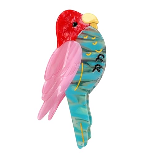 Übergroße Haarspange mit Cartoon-Vogel-Designs, Acetat, sicherer Halt für Hochsteckfrisuren, Freizeitkleidung, Haar-Accessoires, übergroße Haarspange zum Stylen von YAOGUI