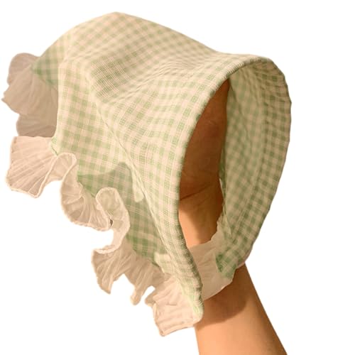 Weiches und bequemes kariertes Stirnband, dreieckiges Kopftuch, elegante Bandanas, Haar-Accessoire für verschiedene Frisuren, Partys von YAOGUI
