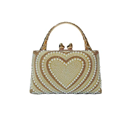 YAOGUI Abendtasche für Damen, glitzernde Umhängetasche, mit Kette, elegante Handtasche, Geldbörse, Strass, Schulter für Hochzeit, Damen, Abend, elegante Handtasche, Crossbody, Strasssteine, Schulter von YAOGUI