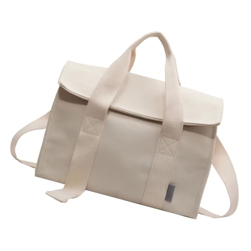 YAOGUI Damen Große Canvas Crssbody Bag Stilvolle Schultertaschen Handtasche Große Satchel Geldbörse Verstellbarer Riemen Für Den Alltag Stilvolle Crossbody Tasche, milchig, One Size YAOGUI Damen Große Canvas Crssbody Bag Stilvolle Schultertaschen Handtasche Große Satchel Geldbörse Verstellbarer Riemen Für Den Alltag Stilvolle Crossbody Tasche, milchig, One Size von YAOGUI