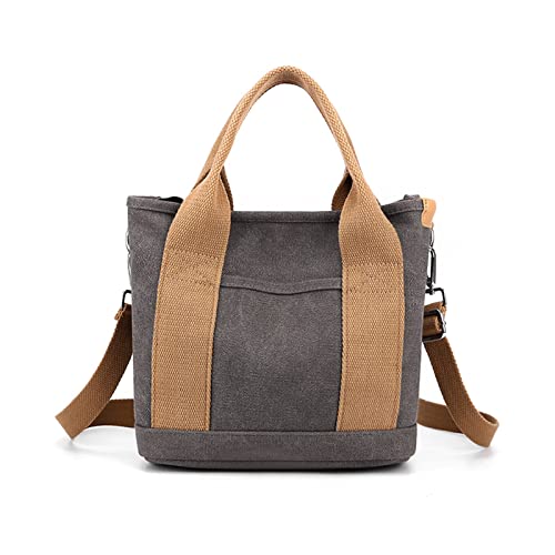 YAOGUI Damen-Handtasche mit großem Fassungsvermögen, einfache Tragetasche, Mädchen, Reißverschluss, Schultertasche, kleines Buch, Damen, Einkaufstasche, Schultertasche, großes Fassungsvermögen von YAOGUI