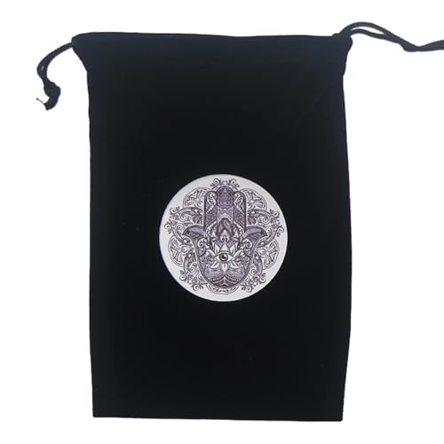 YAOGUI Divinations Tarotkarten-Würfeltasche, Hochzeitstasche, Tischdecke, Orakel, Kartenspiel, Tasche, Schmuckaufbewahrung, Kordelzug, Tarotkarten-Hülle, D von YAOGUI