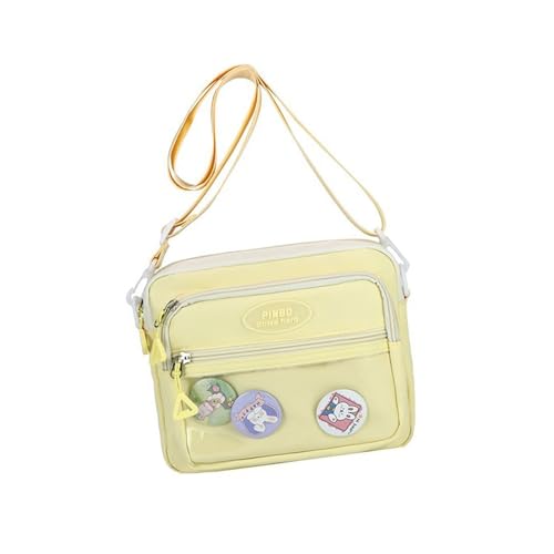 YAOGUI Ergonomische Crossbody Tasche Mit Klarem Abzeichen Displayhalter Designs Schulterbeteiligung Mit Verstellbarem Riemen Für Modische Erwachsene Tasche Für Erwachsene von YAOGUI