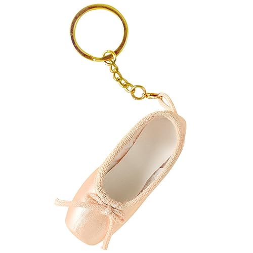YAOGUI Fabric Ballets Schuhe Keychain Pointe Schuhe Keyrings Handgefertigte Pointe Charm Bag Penddant Geschenk Für Tanzliebhaber von YAOGUI