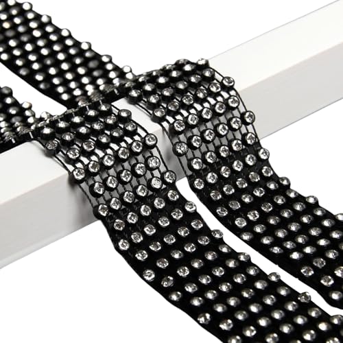 YAOGUI Frauen Funkelnde Strasssteine Halskrawattenschalbindel Schals Dünne Dünne Neckerchief Taillenkette Für Partyabendkrawis Formelle Veranstaltung von YAOGUI
