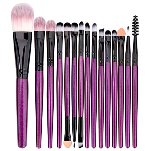 YAOGUI Make-up-Pinsel, 15-teiliges Make-up-Pinsel-Set, Mischpinsel, Gesichtspuder, Rouge, Concealer, Lidschatten, Lippenstift, Make-up-Pinsel-Set von YAOGUI