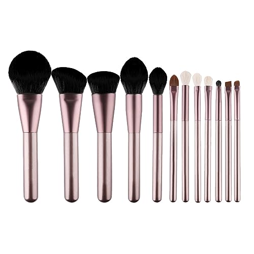 YAOGUI Make-up-Pinsel, weiches Make-up-Pinsel-Set, Lidschatten, Damen, Kosmetik, Puder, Rouge, Verblenden, Schönheit, Make-up, Beauty-Werkzeug, 12 Stück von YAOGUI