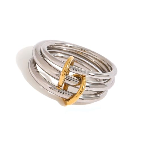 YAOGUI Mehrzweck-Ringe aus Legierung mit elegantem Look, der verschiedene Outfits für verschiedene Veranstaltungen und Veranstaltungen ergänzt, Unisex, Modeschmuck, Einheitsgröße, Wie beschrieben, Wie von YAOGUI