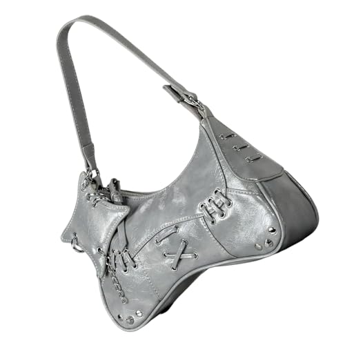 YAOGUI Modische PU Lederumhängetasche Für Frauen 2025 Trendy Unterarmtaschen Crossbody Telefon Geldbeutel Retro Abend Handtasche Retro Geldbörse von YAOGUI