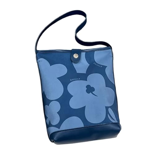 YAOGUI Modische bedruckte Eimertasche, lässige Handtasche für Damen, große Kapazität, Umhängetasche, stilvolle Unterarm-Geldbörse für Arbeit, Arbeit, blau, One Size YAOGUI Modische bedruckte Eimertasche, lässige Handtasche für Damen, große Kapazität, Umhängetasche, stilvolle Unterarm-Geldbörse für Arbeit, Arbeit, blau, One Size von YAOGUI